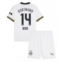 Camiseta Borussia Dortmund Maximilian Beier #14 Tercera Equipación Replica 2024-25 para niños mangas cortas (+ Pantalones cortos)